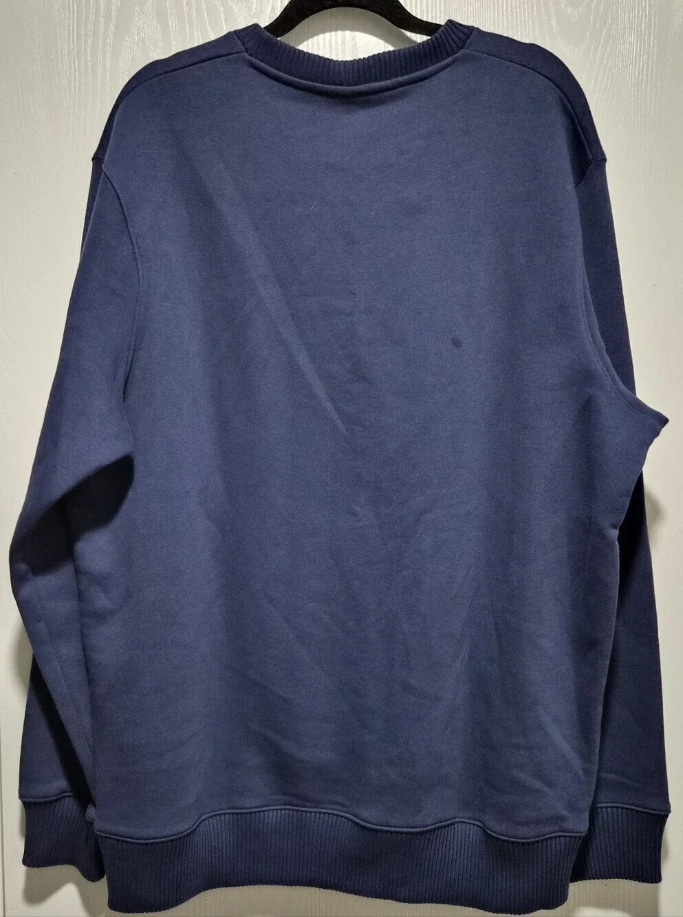 Jordan Men Jumpman Navy Blue Print Crewneck Pullover Size 2XL